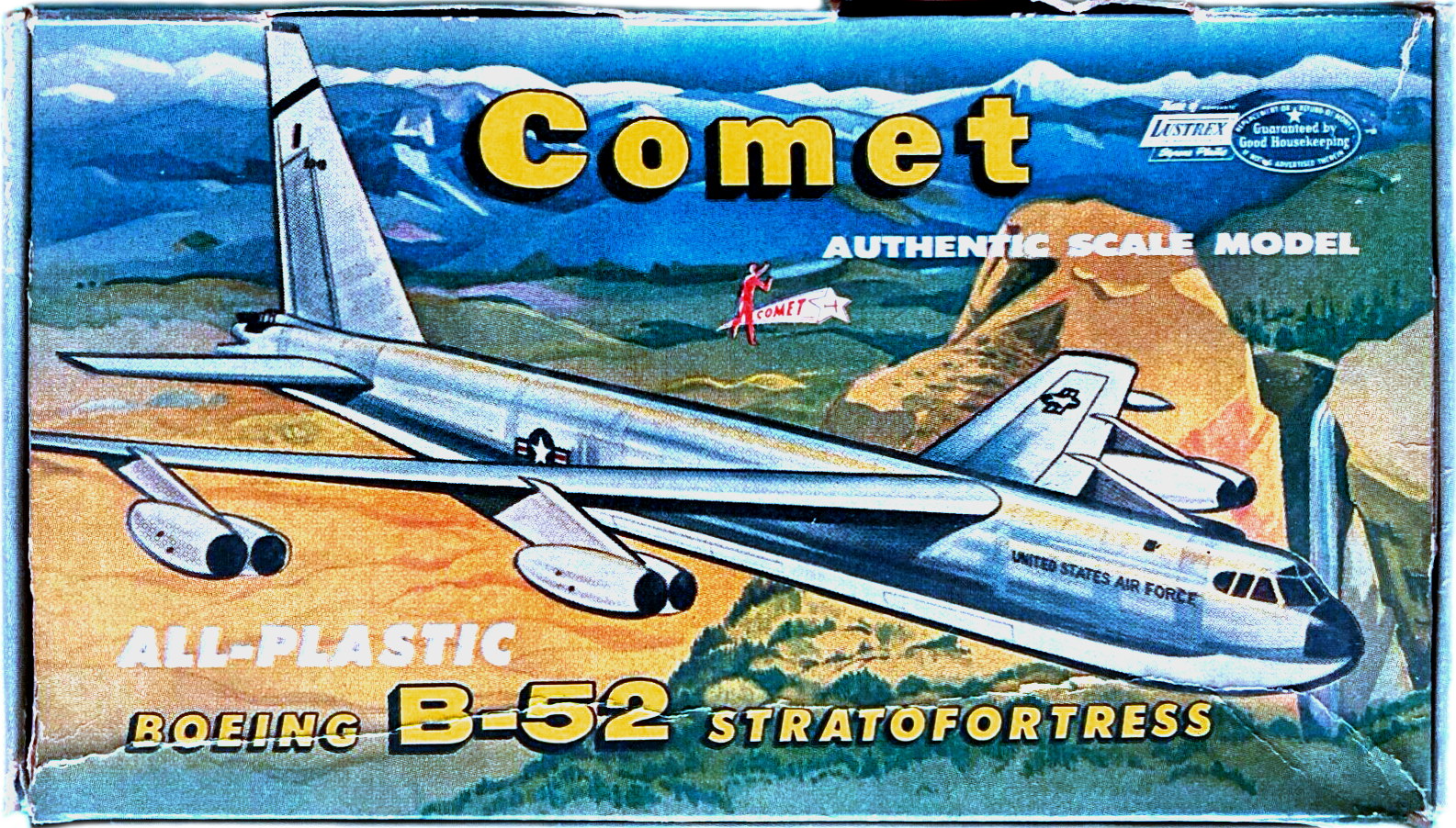 Коробка FROG 377P Boeing B-47 Stratojet, International Model Aircraft, 1958